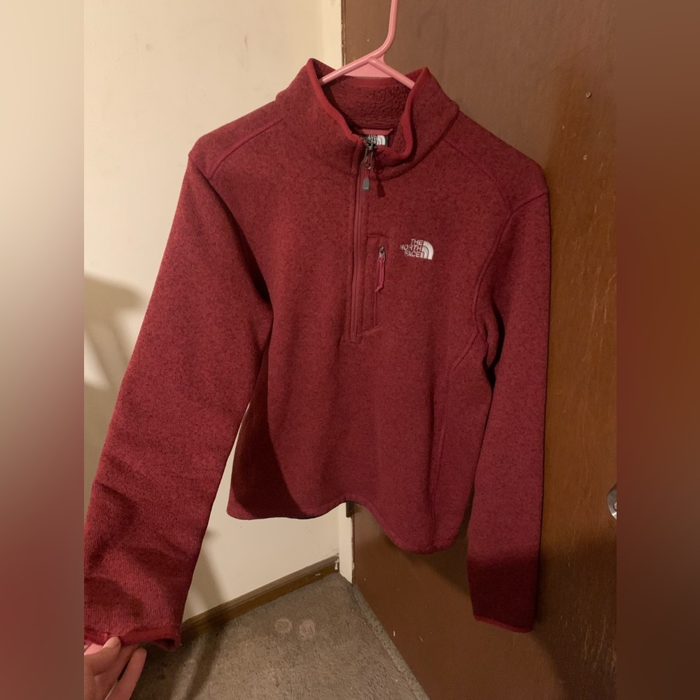 North Face quarter zip up jacket